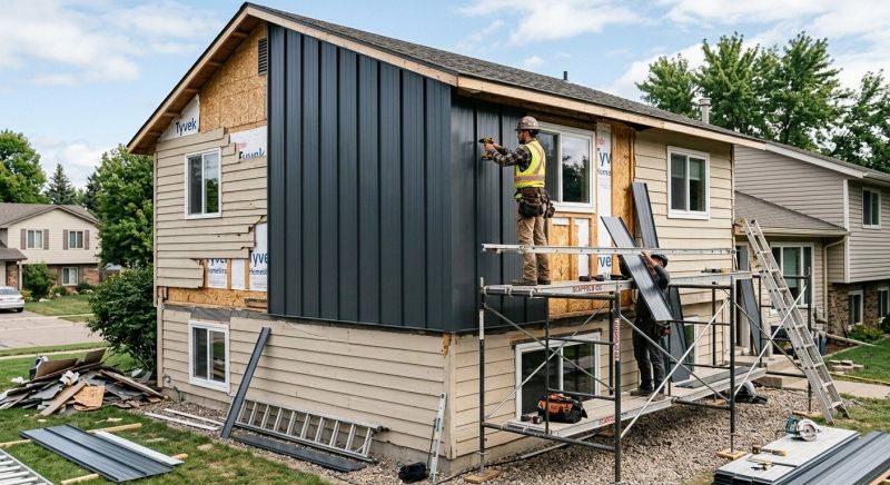 Metal Siding Installation