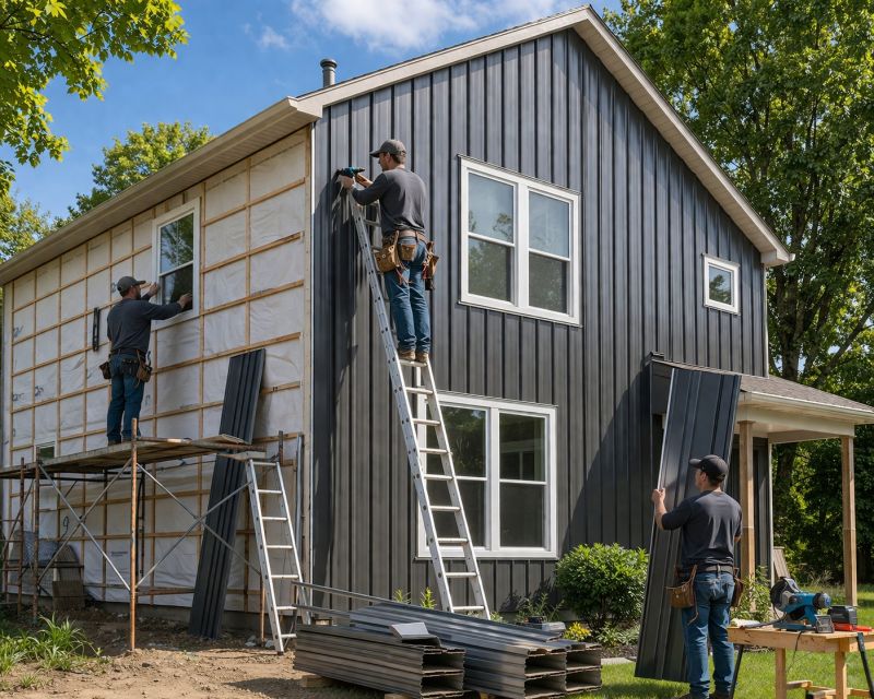 Metal Siding Installation